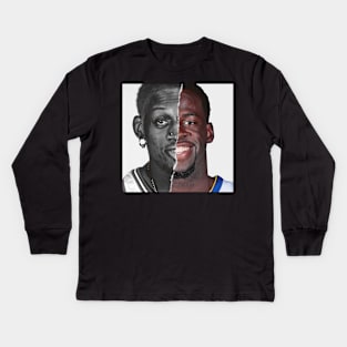 Dennis Rodman Kids Long Sleeve T-Shirt